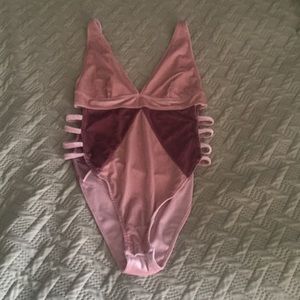 Caged Side Rose Bodysuit
